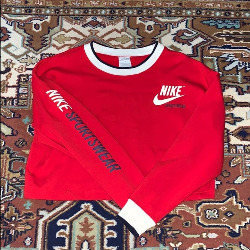 Nike cropped sweatshirt